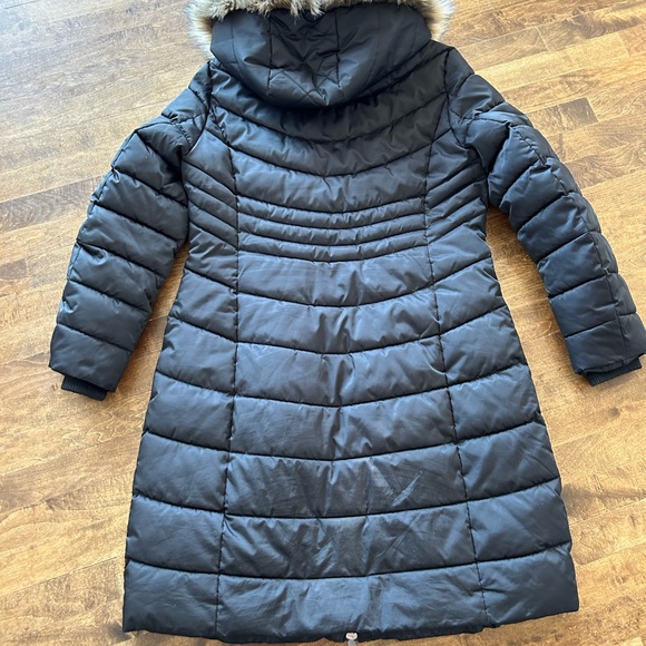 Kenneth Cole Reaction black puffer stadium coat. Size L. - Picture 2 of 10